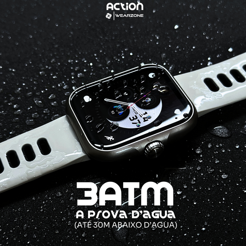 Smartwatch ACTION a prova d'água, 7 Dias de Bateria