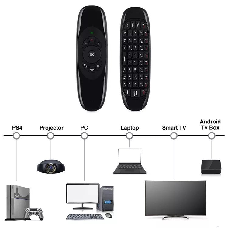 Mini Controle Teclado Wireless