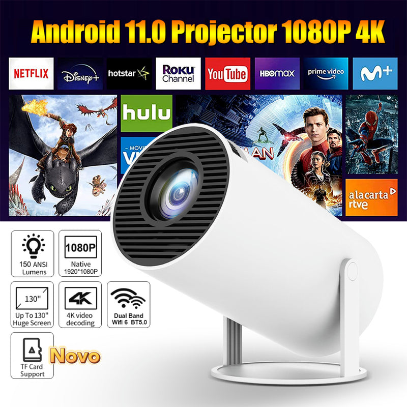 Projetor HY300 Pro 150 Polegadas Wifi